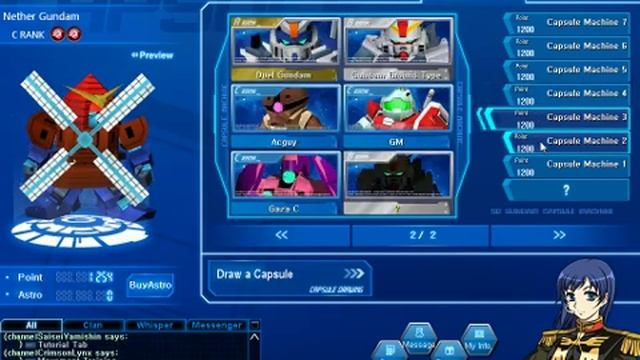 SD Gundam Capsule Fighter Online - Menu Stuff смотреть онлайн