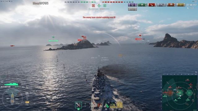 World of WarShips | Neptune | 7 KILLS | 254K Damage - Replay Gameplay 1080p 60 fps смотреть онлайн