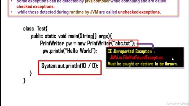 Checked vs Unchecked Exception || JAVA Interview Playlist || HINDI смотреть онлайн
