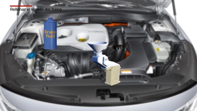 Optima Plug-In hybrid - Rellenar el líquido del freno (For EU) смотреть онлайн