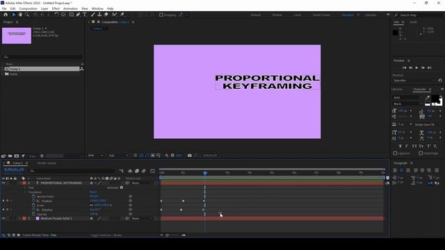 Drag Key Frames Proportionally - Adobe After Effects Tutorial смотреть онлайн
