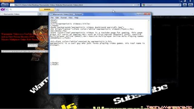Making a Website using HTML Code- Episode 2: Font, Color, and Backgrounds смотреть онлайн
