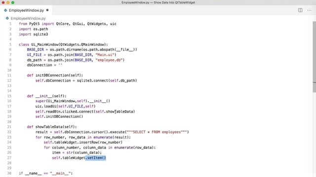 PyQt : Show Image Inside QTableWidget From SQLite смотреть онлайн