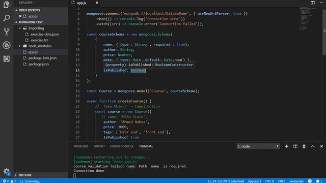 60 MongoDB Data Validation Arabic смотреть онлайн