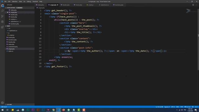 WordPress Theme Development From Scratch Tutorial - Blog Posts смотреть онлайн