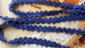 Пояс-тесьма крючком