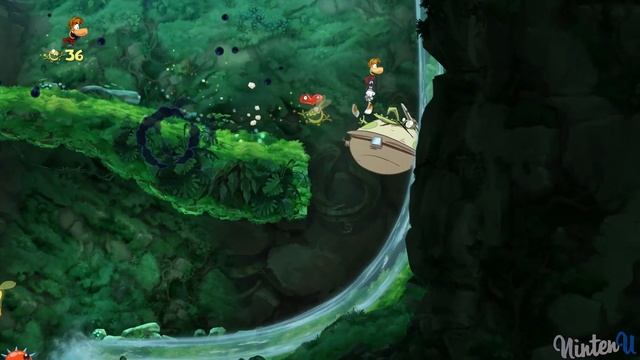 Rayman Origins - 100% Walkthrough Part 1 - Jibberish Jungle смотреть онлайн