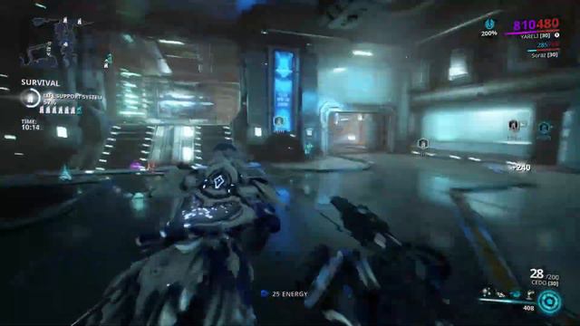 Warframe Gameplay: 20 Minute Survival (Yareli) смотреть онлайн