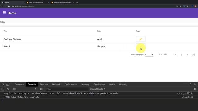 Angular material Datatable con Firebase - Angular 8 - #12 смотреть онлайн