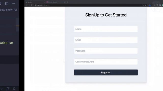 17 Laravel Livewire Register Component:Page смотреть онлайн