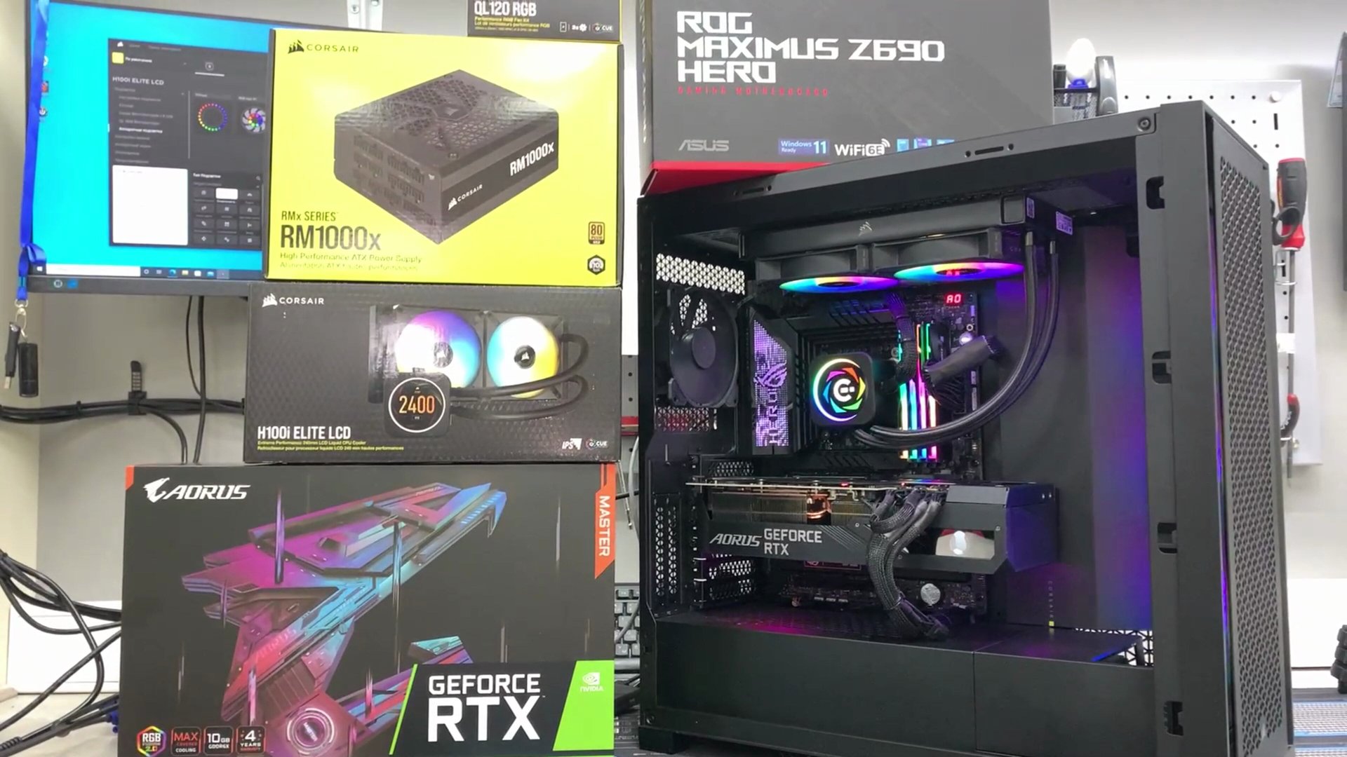 Gaming PC Build 2022 | I9 12900KF | Corsair 5000D Airflow TG | ASUS ROG MAXIMUS Z690 HERO | RTX 3080