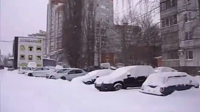 Воронеж 9 января 2017 год. Снег и мороз в Воронеже смотреть онлайн