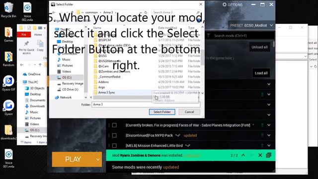 Arma 3 How to install mods off of steam workshop or Armaholic (Read Desc.) смотреть онлайн