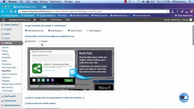 Chapter 17: How to Enable Social Media Sharing on your WordPress Blog смотреть онлайн