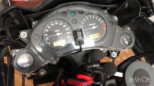 Установка индикатора передачи на мотоцикл Honda CBF600SA