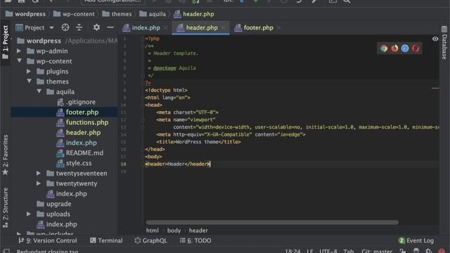 #3 Advanced WordPress Theme Development | Wordpress theme development course | get_header get_foote смотреть онлайн