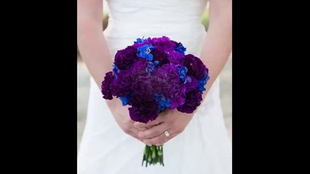 Dark Purple Carnation Bouquet | Flower Picture And Bouquet Collection