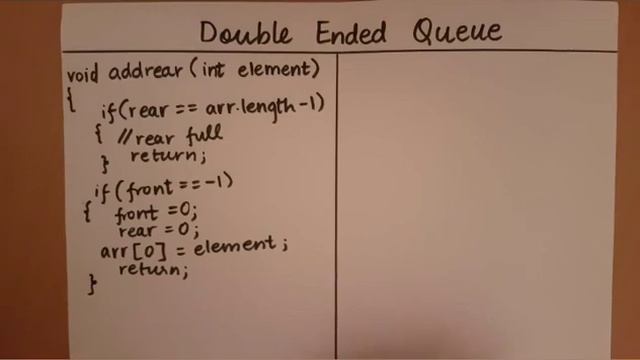 Double Ended Queue - Additions смотреть онлайн