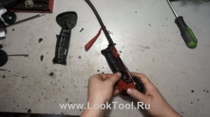 Как собрать ручку управления на триммере карвер