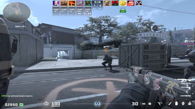 Win game in Overpass in CS 2. 15 k rating.Cool moment.Cool game. смотреть онлайн