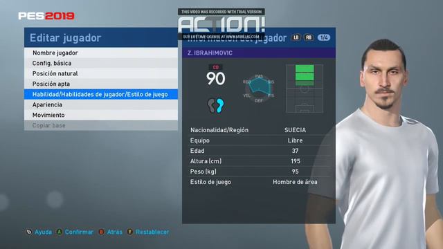 PES 2019 Zlatan Ibrahimovic