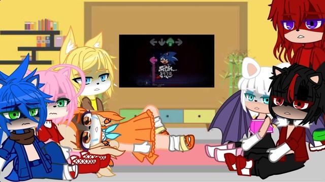 Sonic Characters react to Lost My Mind FNF //Gacha club смотреть онлайн