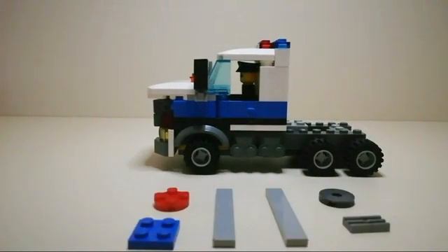 Полицейский фургон Lego City #lego #legocity #лего #лего_самоделка #монстртрак