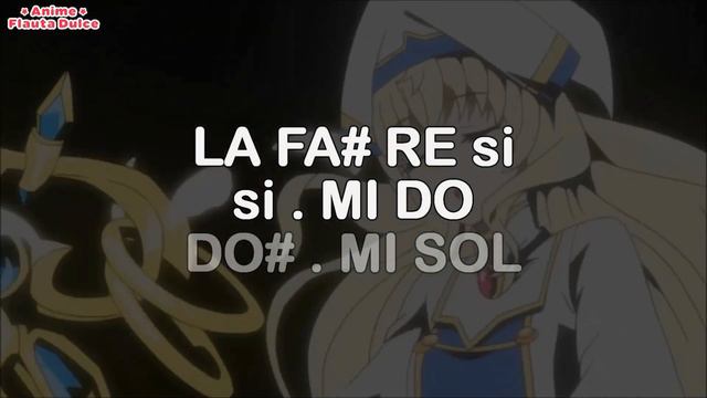 Rightfully - Goblin Slayer Op - Notas Flauta Dulce