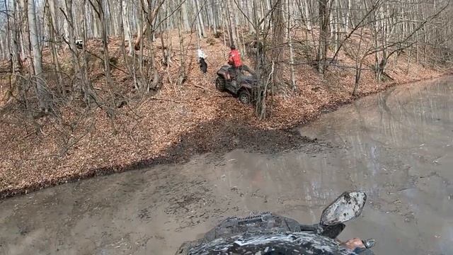 "Купання квадроциклів" BRP Outlander -Жовківські ліси смотреть онлайн