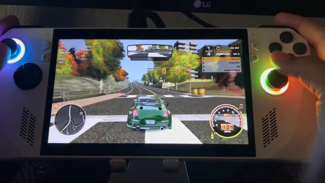 Need For Speed Most Wanted With Texture Mod | Rog Ally 15w Max Settings #gaming #rogally #nfsmw2005