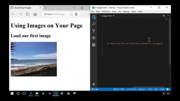 Create a Website with HTML & CSS | Visual Studio Code