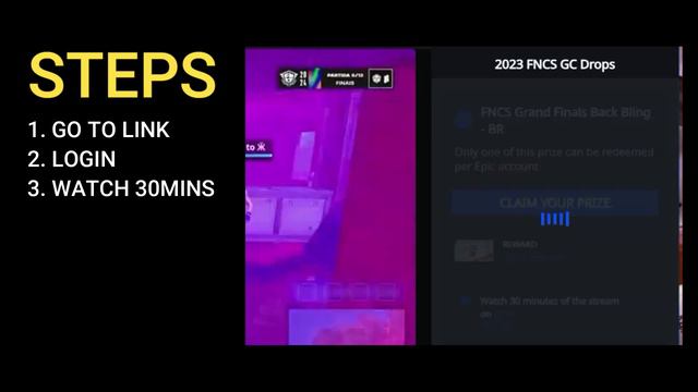 How to get a FREE FNCS AEGIS Back bling смотреть онлайн