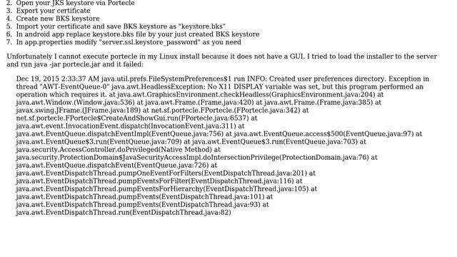How to export a bks keystore on Debian 7.9 wheezy? смотреть онлайн