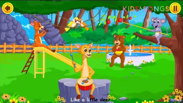 Round and Round the Garden Song with Lyrics | Nursery Rhymes | Songs For Kids смотреть онлайн