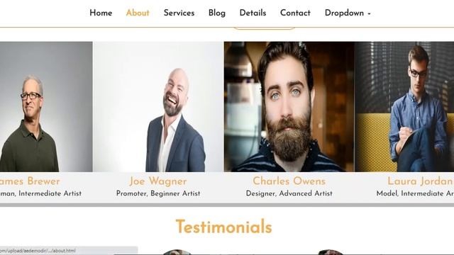 Top Artistic Web Template In Bootstrap смотреть онлайн