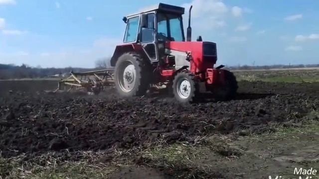 Предпосевная культивация почвы ЮМЗ часть 2 смотреть онлайн