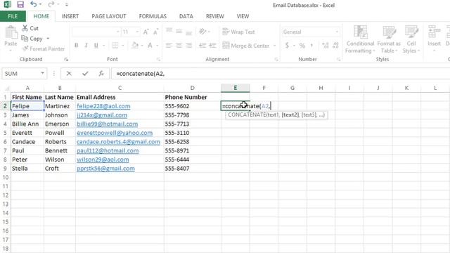 How to Insert Blank Spaces in an MS Excel Formula : MIcrosoft Excel Tips смотреть онлайн