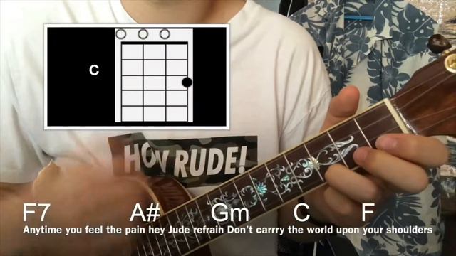 Hey Jude/The Beatles Ukulele Cover смотреть онлайн