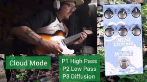 M-Vave Mini Universe ambient budget reverb pedal (All Modes!)