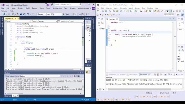 أمثلة عملية علي تصميم برامج تفاعلية c sharp & java смотреть онлайн