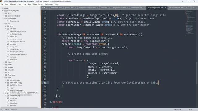 How To Store Users JSON Data in Browser Local Storage & Display it On HTML5 Page Using forEach Loop смотреть онлайн