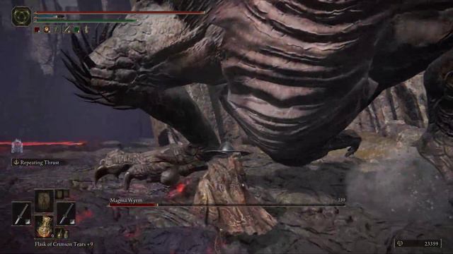 Elden Ring #53 - Seethewater Cave, Magma Wyrm, Demi-Human Queen Maggie, Flying Dragon Greyll смотреть онлайн