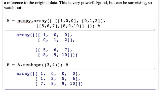 Math 1062 (Sage): 2011-02-17 -- numpy смотреть онлайн