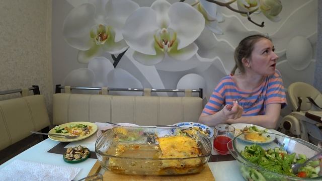 МУКБАНГ СОЧНЫЙ ГОВЯЖИЙ ЯЗЫК В ЭФИРЕ | MUKBANG CASSEROLE WITH BEEF TONGUE #casserole #mukbang смотреть онлайн