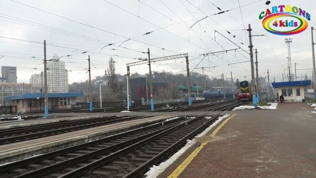 Steam Train, high-speed Trains Galore and other railway transport смотреть онлайн