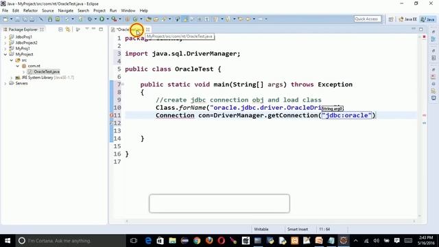 JAVA: How to make connection between JDBC and Oracle database(Using Type 4 Driver) смотреть онлайн