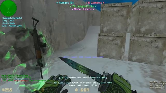 Zombie.League .CS Ro Escape II Map ze_december_ nd fix смотреть онлайн