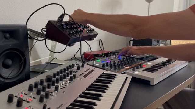 Live Recording #1 - Minilogue - Model D - Keystep - Drumbrute Impact - Ableton смотреть онлайн