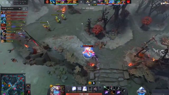 (RU)No Bounty Hunter vs Spider Pigz - Dota 2 Free TON League смотреть онлайн