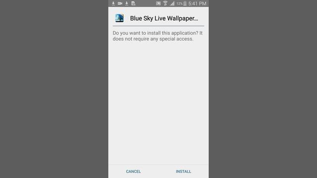 Blue Sky Pro Live Wallpaper v1.2.1 смотреть онлайн